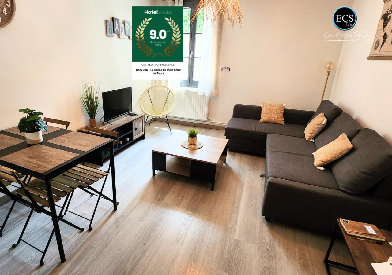 "Cozy Zen" 1 Grande Chambre - Calme - Arrivee Autonome - 6 Pers - Parking Gratuit Tours Zewnętrze zdjęcie